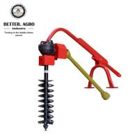 Digging attachment tractor mounted post hole digger