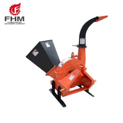 FHM manual shredder wood chipper shredder 3 point hitch hydraulic wood chipper shredder bx42