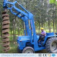 Tractor Piling machine